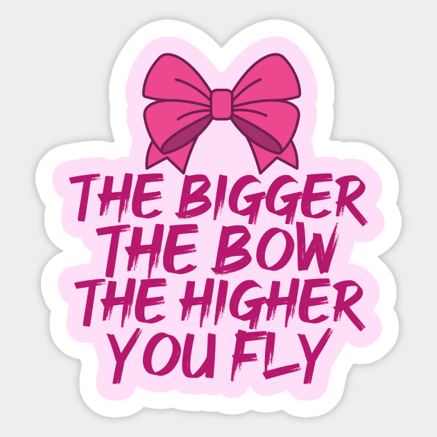 Funny Cheerleading Flyer Sticker by epiclovedesigns